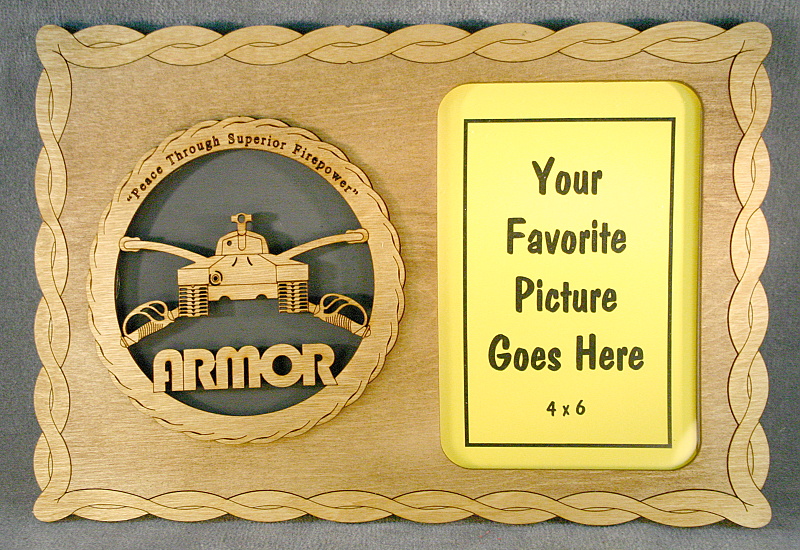 Army Armor Picture Frame